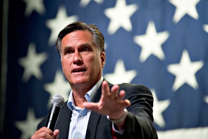Mitt Romney Tries To Corner Rep. George Santos