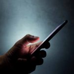 Smartphone in the dark