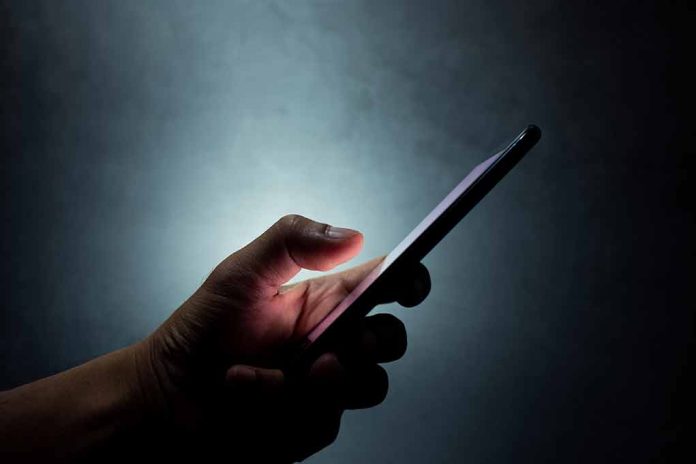 Smartphone in the dark