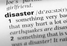 disaster word definition in a dictionary.