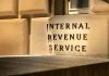 "Internal Revenue Service building sign"