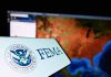 FEMA logo near a US map on screen.