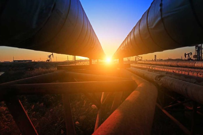 749826562 featured image Sunset between two large industrial pipelines outdoors