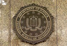 FBI seal on a marble wall
