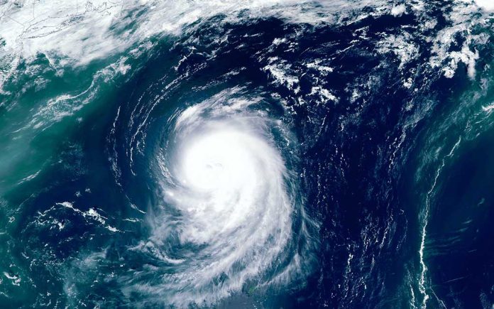 1493291597 featured image Satellite view of a massive hurricane over the ocean.
