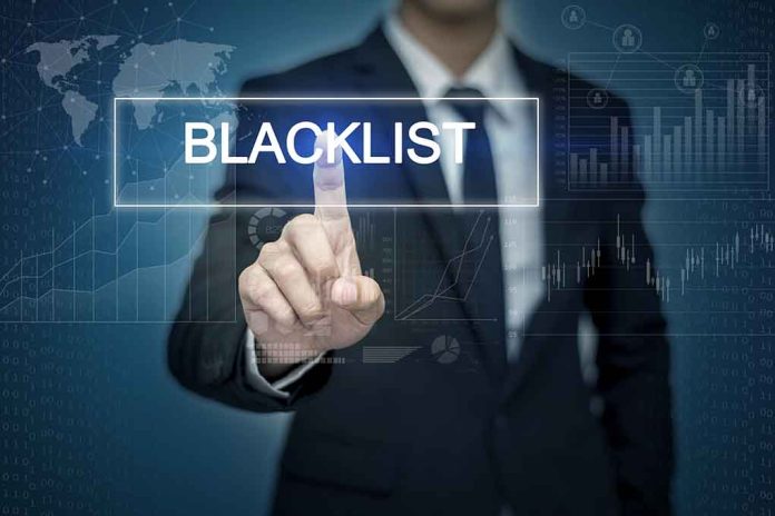 385872217 featured image Man pressing virtual blacklist button