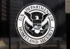 US Department of Homeland Security emblem on wall