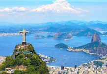 Christ the Redeemer statue overlooking Rio de Janeiro