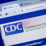 Screenshot of the CDC website homepage