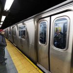 Mass Stabbing Rattles Train – Brilliant Heroic Act Man waiting at subway platform with departing train.