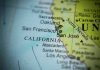 Fatal Smuggling Operation Exposed Off U.S. Coast Close-up of California map showing major cities.