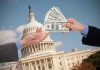 FORGOTTEN Communities Get MASSIVE Trump Windfall Hands exchanging money in front of Capitol building.