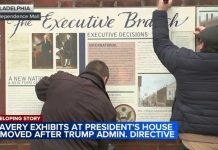 Trump Moves To Remove Historic Displays — Philadelphia ERUPTS Slavery exhibits at President's House in Philadelphia removed
