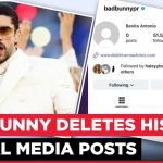 “Fake News” Firestorm Hits CBS Bad Bunny DELETES All Social Media Posts & Unfollows