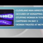 Cleveland police find woman 'stuffed with her body folded