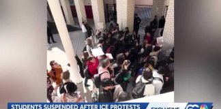 Lee County students suspended after ICE protest walkouts