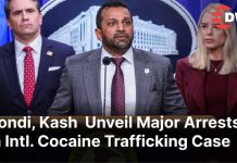 WATCH: Pam Bondi & Kash Patel Announce Major Arrests in
