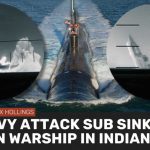 US Navy submarine sinks IRANIAN WARSHIP with torpedo
