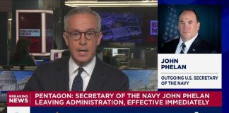 Pentagon OUSTS Navy Boss Mid-War