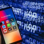 Netanyahu’s Social Media Weaponry Shocks the World Smartphone showing social media apps with text background.