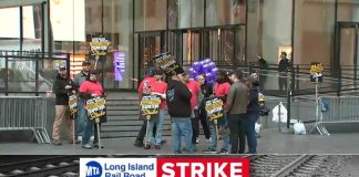LIRR on strike