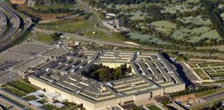 Ally or Insider? Israel Probe Stuns Washington Aerial view of the Pentagon building surrounded by roads and greenery