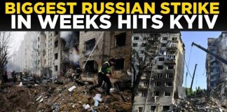 Relentless Barrage Pounds Capital Ukraine War LIVE | Russian Missiles Obliterate Residential Area; Rescue Crews Race Against Time