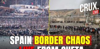 Spain Morocco Border LIVE | TOTAL CHAOS In Ceuta As 50000 Migrants Storm In By Sea | Europe Crisis
