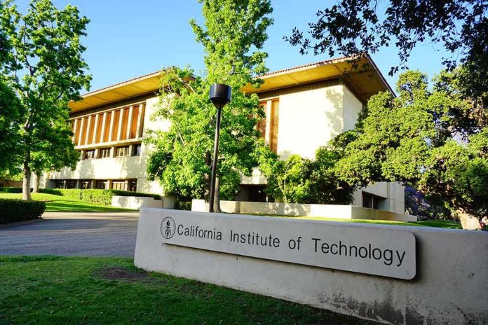 shutterstock_1275438865 California Institute of Technology campus building with trees