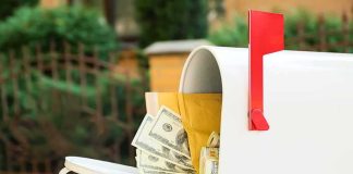 NYC Welfare Wave Hits 30-Year High White mailbox with cash and envelopes spilling out
