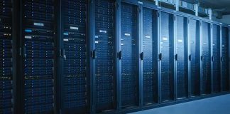 New York Slams Brakes On AI Centers Row of server racks in a data center