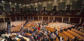 Renee Good’s Mother Confronts Congress After Daughter’s Death Legislative chamber with members gathering on the floor