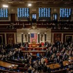 Filibuster Showdown Exposes GOP Civil War U.S. House chamber with lawmakers gathered before a session