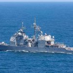 60-Day War Powers Clock Expires TODAY! Or Does It? Gray naval warship cruising on open sea