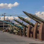 How the Iran War Depleted Key U.S. Missile Stockpiles Row of missiles on display outdoors