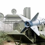 How the US Military Is Running Out of Missiles surface-to-air missile on a mobile launcher
