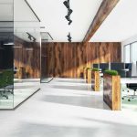 Fauci Adviser ADMITS Hiding COVID Records From Public Modern open-plan office with wood accents and glass meeting room