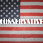 Former Democrat Goes All-In for a REPUBLICAN American flag background with bold text overlay