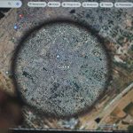 Mayor’s Gaza Remarks Called ANTISEMITIC Magnifying glass highlighting Gaza on a digital map