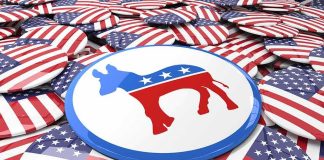 Elizabeth Warren’s BILLIONAIRE Problem Democratic donkey symbol on a campaign button
